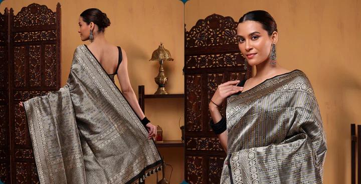 brocade saree