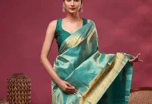 party wear silk saree